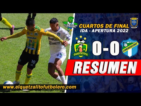 EMPATE SIN GOLES/ Guastatoya 0 vs Comunicaciones 0 / Cuartos de final IDA Apertura 2022