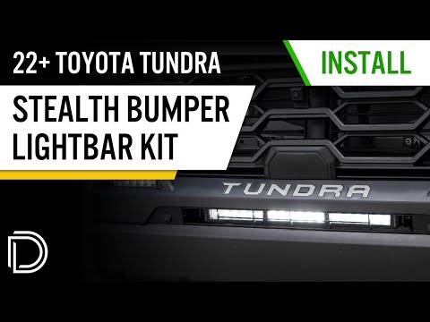 How to Install: 2022+ Toyota Tundra SS18 Stealth Lightbar Kit | Diode Dynamics