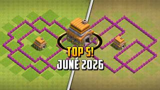 TOP 5! Town Hall 6 (Th6) Base Layout + Copy Link 2026 | Hero Hall Update - Clash of Clans