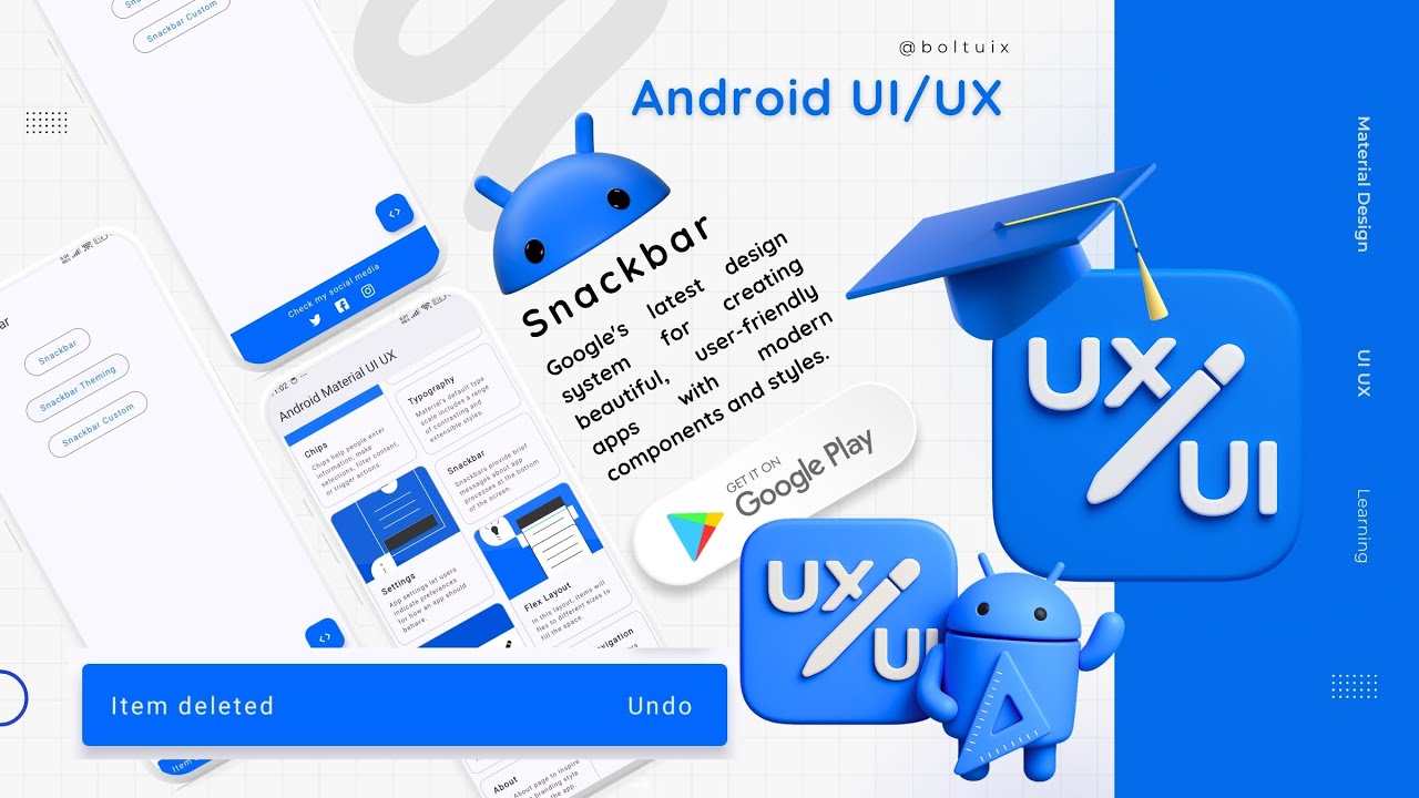 Material 3 Snackbars Tutorial