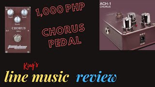 Video thumbnail for Tom'sline Chorus pedal ACH-1 Sound testing by King'sLine Music