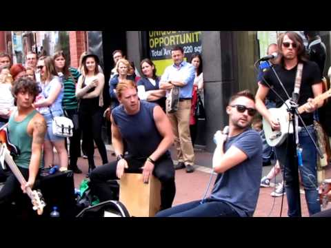 KEYWEST - Electric Love - Live on Grafton Street, Dublin, Ireland 14/08/13