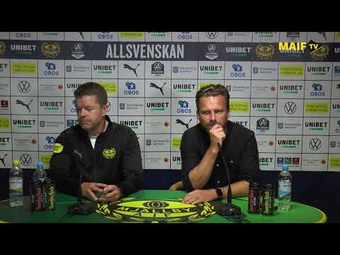 Presskonferens Mjällby AIF - AIK 20210913
