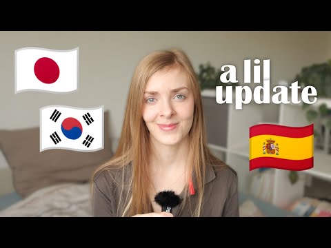 Language Learning Update 🇯🇵🇰🇷🇪🇸 | Japanese Progress, Korean Lore & Spanish Plans