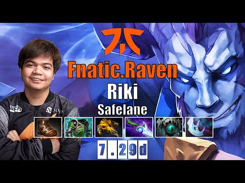 Riki Safelane | Fnatic.Raven | RIKI HARD CARRY IS THE REAL DEAL | 7.29d Gameplay Highlights
