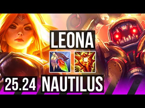 LEONA & Nilah vs NAUTILUS & Varus (SUP) | KR Grandmaster | 25.24