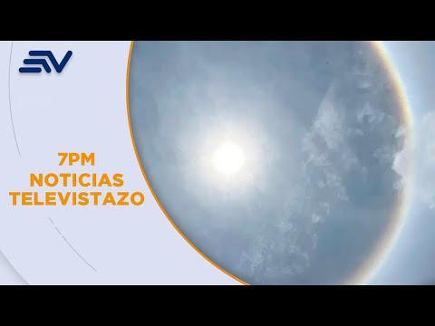 Halo solar iluminó el cielo de Latacunga, Salcedo y Saquisilí en Cotopaxi | Televistazo | Ecuavisa