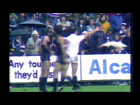 Umpire bad decision on siren 1984 three quarter time round 14 Princes Park