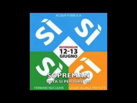 SopreMan - Vota si per dire no