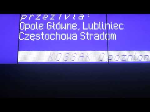 Peronowy wyświetlacz LED wyświetlający opóźnienie iC 83102 "KOSSAK" (SZCZ.GŁ.-KR.GŁ.)