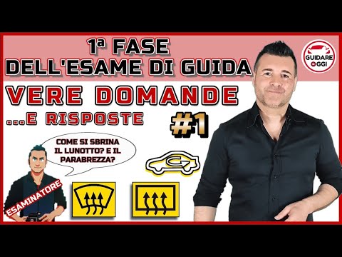 HOW TO PASS THE DRIVING TEST: THE REAL QUESTIONS OF THE FIRST PHASE #1