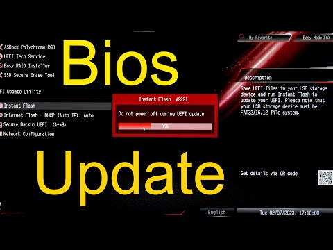 How to update your motherboard's Bios Tutorial in under 5 minutes!