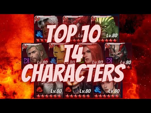 TOP 10 T4 - RANKING  ALL CHARACTERS  FOR PVE / PVP - WHAT TO BUILD AND WHY ?  | Marvel Future Future