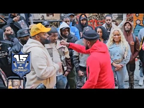 LU CASTRO GOING CRAZY ON SAGA AT FILMING OF URL DOCUMENTARY MOVIE