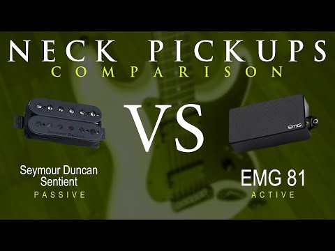 Seymour Duncan SENTIENT vs EMG 81 - Neck Pickup Guitar Comparison / Demo