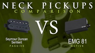 Video thumbnail for Seymour Duncan SENTIENT vs EMG 81 - Neck Pickup Guitar Comparison / Demo by Mike Stamper
