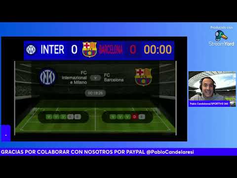 INTER 4 (7) - 3 (6) BARCELONA - CHAMPIONS LEAGUE - SEMIFINALES