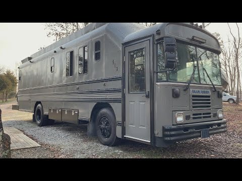 Tiny Home Tour: 28-Yr-Old Man Moves Into Renovated School Bus After Living With Parents During Co…