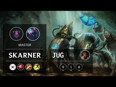 Skarner Jungle vs Jarvan IV - KR Master Patch 9.10