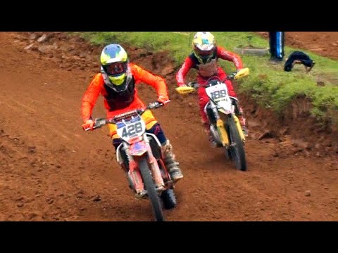 Disputa até a bandeirada na Corrida da Junior - 4a Etapa Copa Norte Catarinense de Velocross