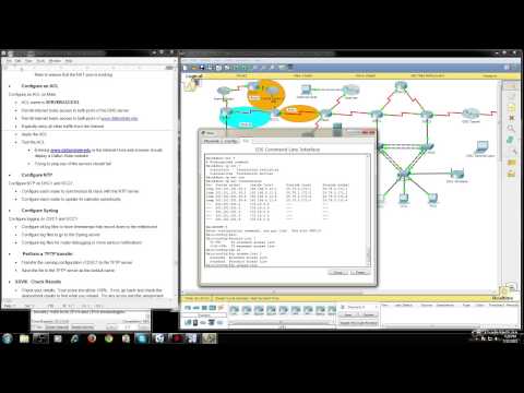 CCNA 4 connecting networks project ACL