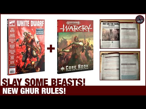 NEW WARCRY WHITE DWARF RULES TO PLAY IN GHUR! Let's Slay Some Beasts In Thondia!