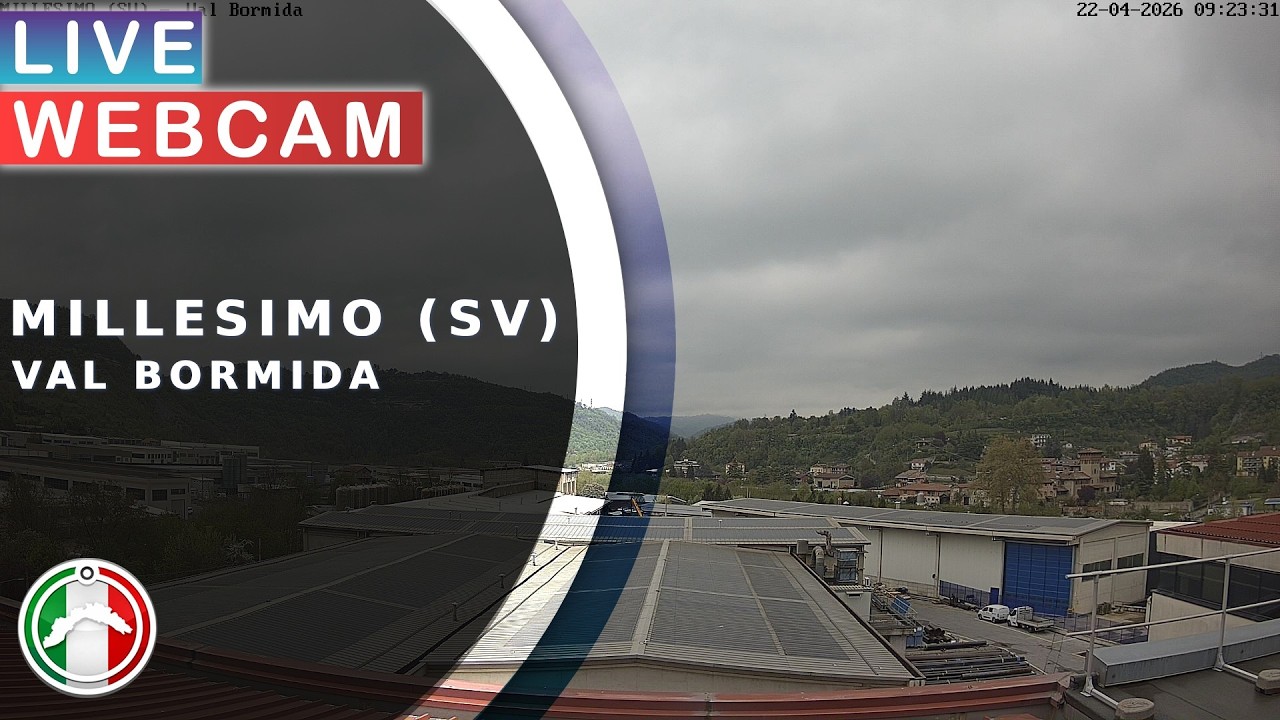 Live webcam view of Millesimo Val Bormida Panorama
