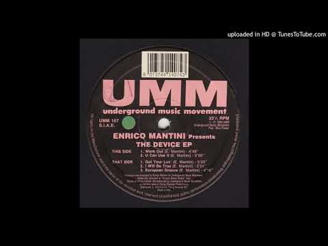 Enrico Mantini-The Device EP-B3-European Groove-UMM 1993