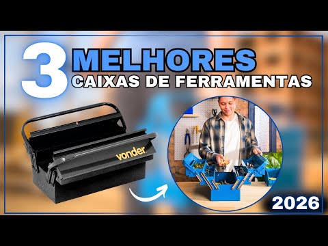 TOP3 Caixas para Ferramentas Sanfonadas 2026 Tramontina, Vonder ou The Black Tools — Custo Benefício
