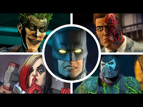 Batman The Telltale Series Season 1 & 2 - All Bosses/All Boss Fights