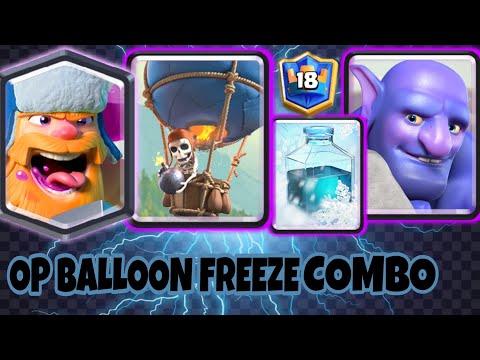 TOP 20 WITH  BEST BALOON FREEZE DECK IN CLASH ROYALE