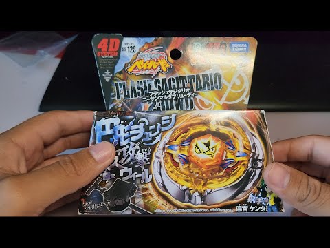 Beyblade Flash Sagittario 230WD Unboxing and Test!