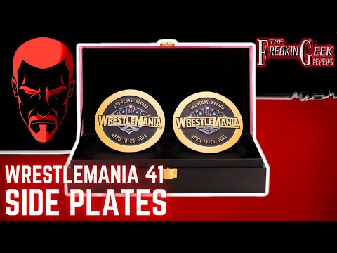 WWE Wrestlemania 41 CHAMPIONSHIP SIDE PLATES: EmGo's Reviews N Stuff