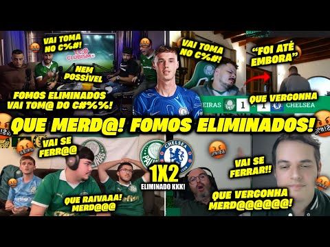 LET'S LAUGH AT THE REACTIONS OF THE FURIOUS PALMEIRAS RIVALS AFTER CHELSEA'S ELIMINATION IN THE W...