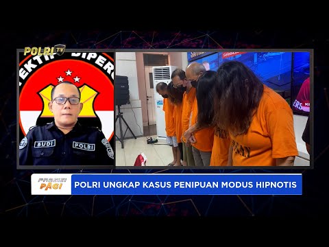 LIVE - IPTU BUDI SANTOSA POLRI UNGKAP KASUS PENIPUAN MODUS HIPNOTIS