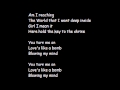 Love's like a Bomb - Oasis Lyrics - Josefa Montserrat Carreño Aravena Love's like a Bomb - Oasis Lyrics