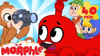 Moprhle The TRAIN! - My Magic Pet Morphle | Cartoons For Kids | Morphle TV | Mila & Morphle