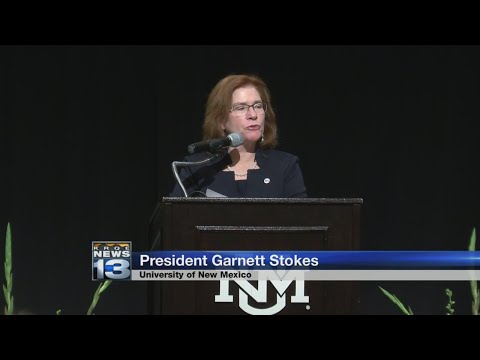 University of New Mexico president gives campus address