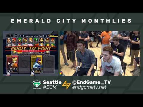 ShankS (Fox) vs. gg | Zhu (Falco) | SSBM WR1 | ECM3