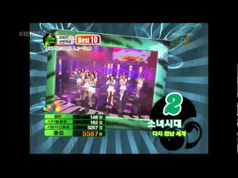 Wonder Girls - Newbie Award @ Music Bank Special 071228