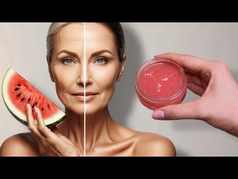 100 year old recipe! Watermelon Erases all wrinkles on the face! Firm skin, no wrinkles!