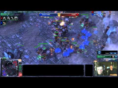 Starcraft2 - Flash (T) vs Vibe (Z) -Game 1 of 2- Commentary by Axeltoss and Axslav -MvP Invitational