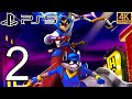 SLY COOPER 4 THIEVES IN TIME PS5 Gameplay Walkthrough Part 2 FULL GAME 4K 60FPS No Commentary