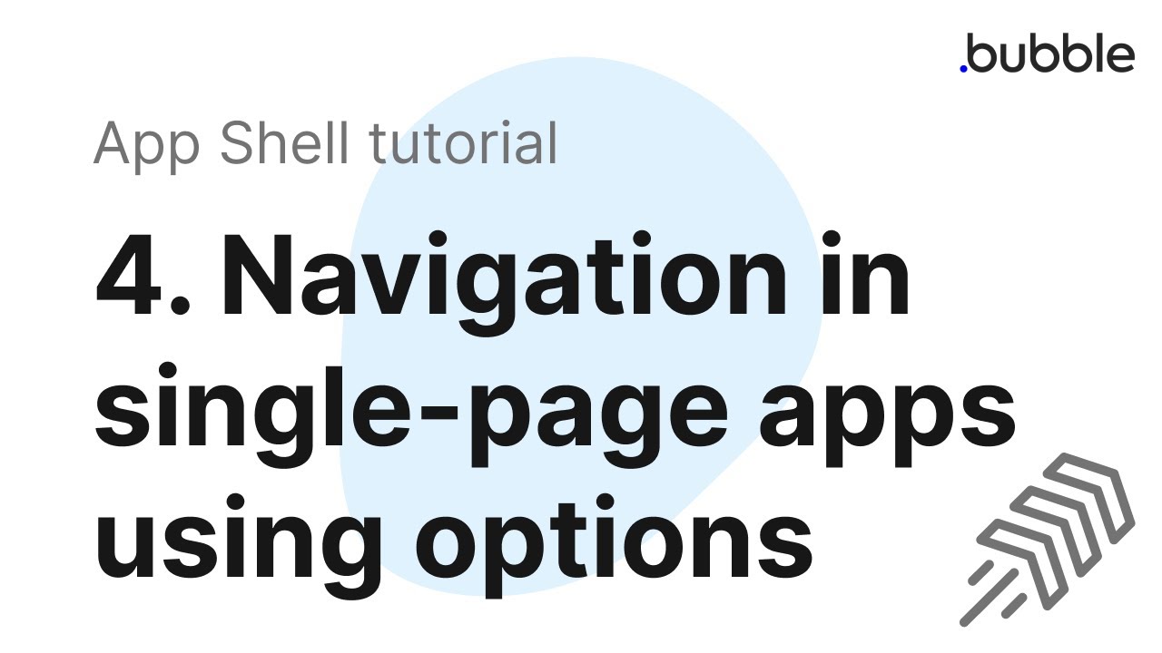 Singlepage application framework App Shell [free tutorial] Tips Bubble Forum