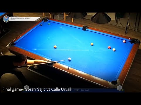 Final game  Goran Gajic vs Calle Urvall