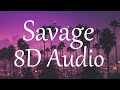 Megan Thee Stallion - Savage Remix ft. Beyoncé (8D AUDIO) 360°