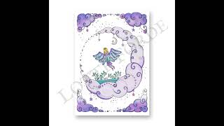 Lotte Forde Color The Sky  Coloring Book - Page 67 Fly To The Moon - Single Page PDF on #etsyshop