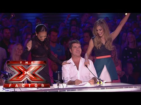 Cheryl and Mel do a little dancing | Arena Auditions Wk 1 | The X Factor UK 2014
