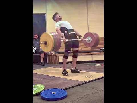Ali Alipour (94) 220 kg clean and jerk