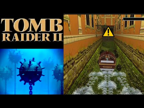Testing the water mines in Venice - Tomb Raider II - PS1 - ( Meme thing ) - Retro Nostalgia